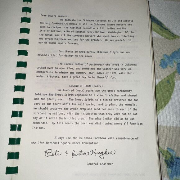 Oklahoma Kountry Kitchen Regional Cookbook 27th National Square Dance Convention - Picture 4 of 8